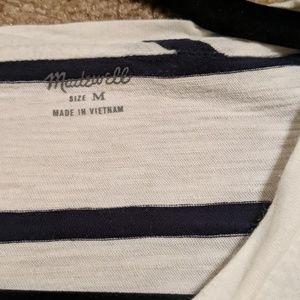 Madewell Tops - Madewell Striped Whisper Cotton Crewneck Tee Madewell Tops - Madewell Striped Whisper Cotton Crewneck Tee